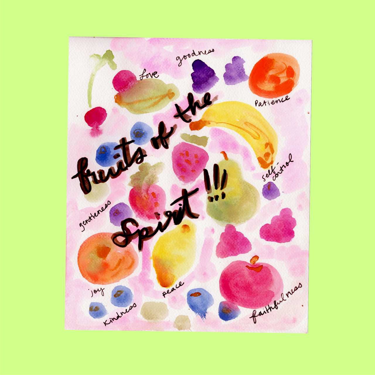Fruits of the spirit print!!!