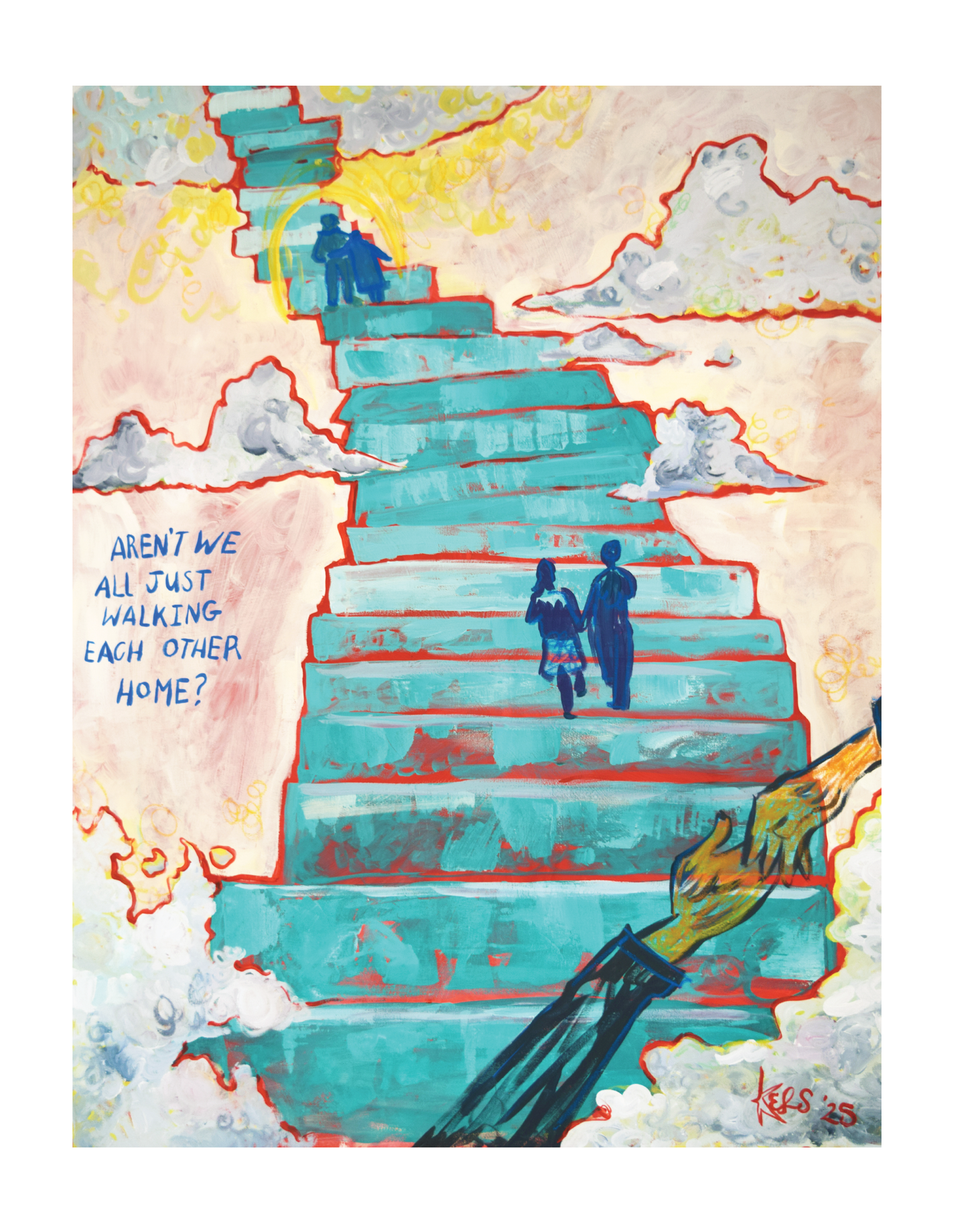 walking each other home print!