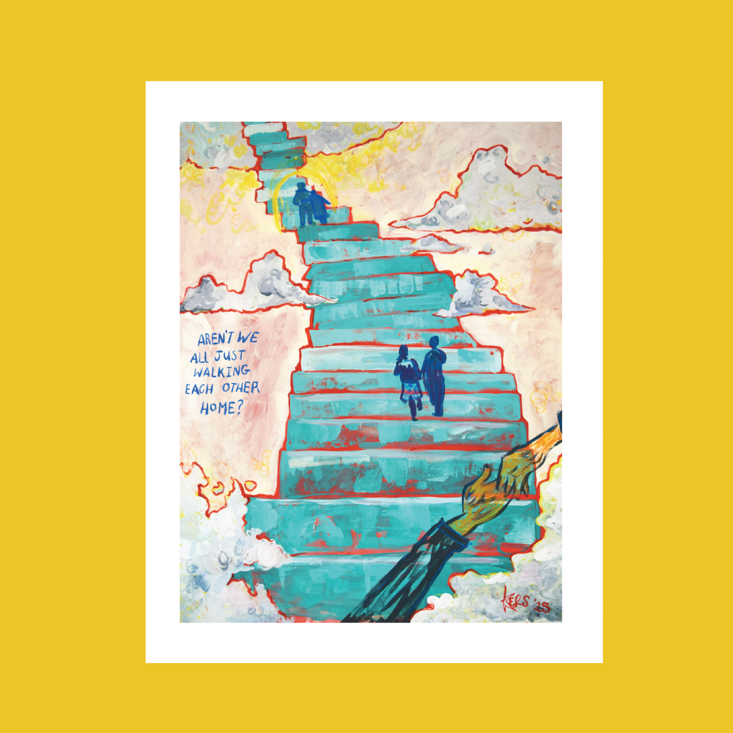 walking each other home print!