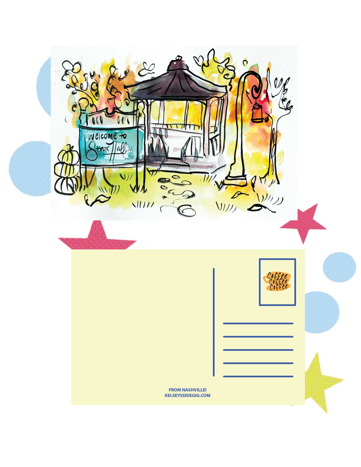 Gilmore Girls post card!